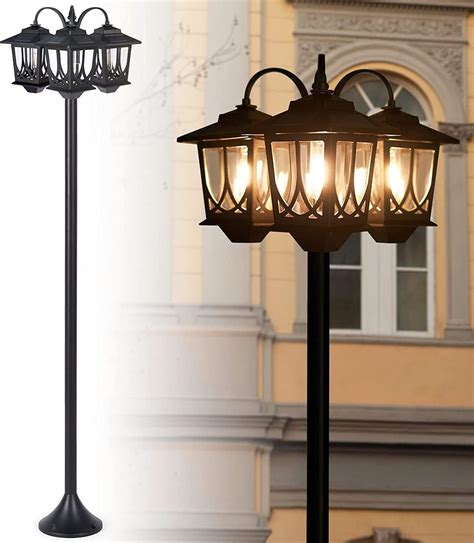 solar powered outdoor post lights